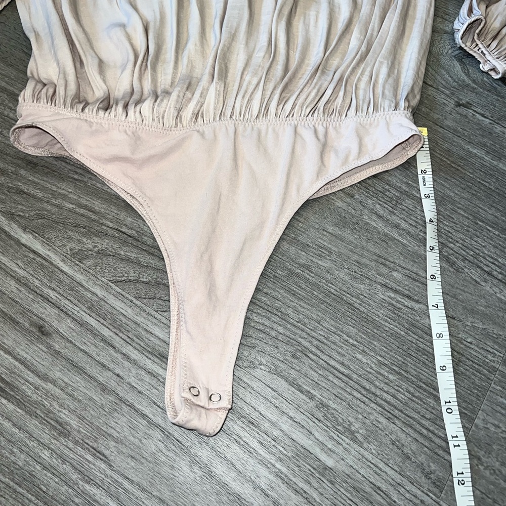 Intimately by Free People Cream Satin Bodysuit - Picture 3 of 11